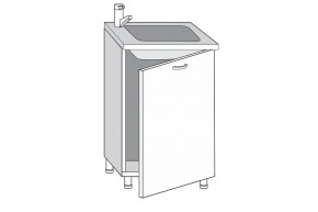 2.50.1мн Грейс Шкаф-стол под мойку с одной дверцей  в Сысерти - sysert.mebel-e96.ru | фото